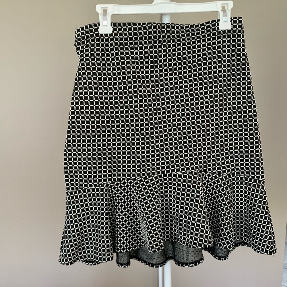 Ruffled Pencil Skirt